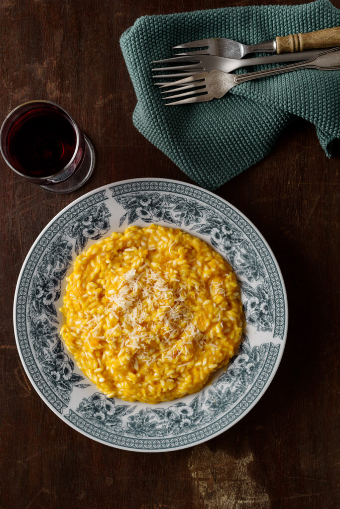 Risotto with pumpkin.